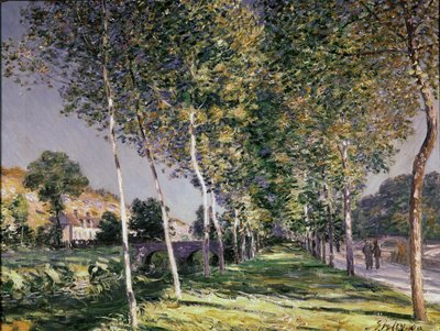 La Promenade, 1890 - Alfred Sisley